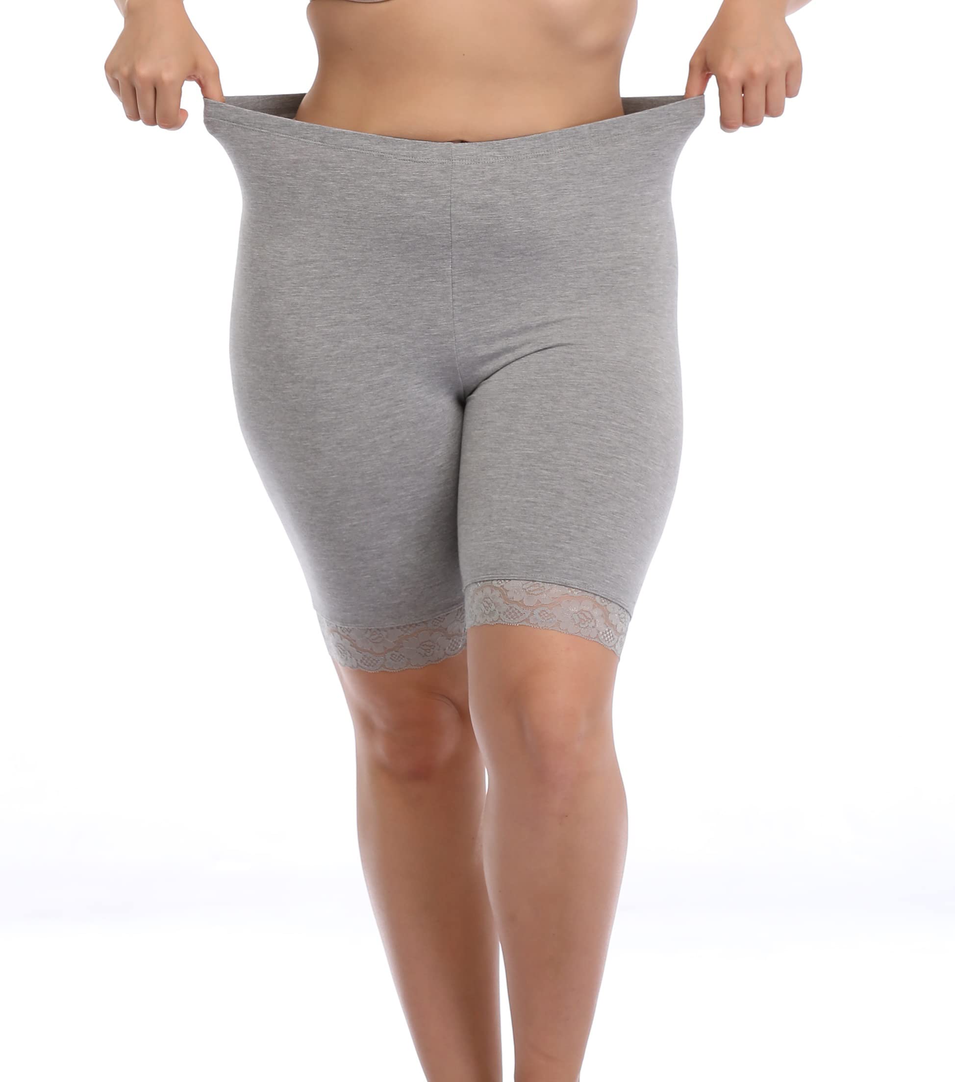 VESHINE Women's High Waist Yoga Shorts - Smooth Slip Spandex Bike Shorts, Anti-Chafing Workout Shorts for Running, Cycling & Gym - Stretchy Boyshorts for Comfort & Support