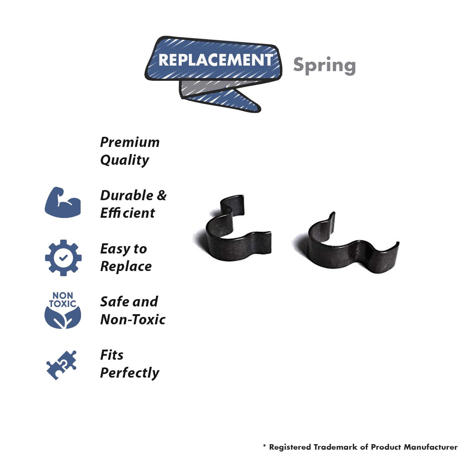 Proteam 1500XP Vacuum Detent Spring 2pk - Replacement Part for Easy Repair