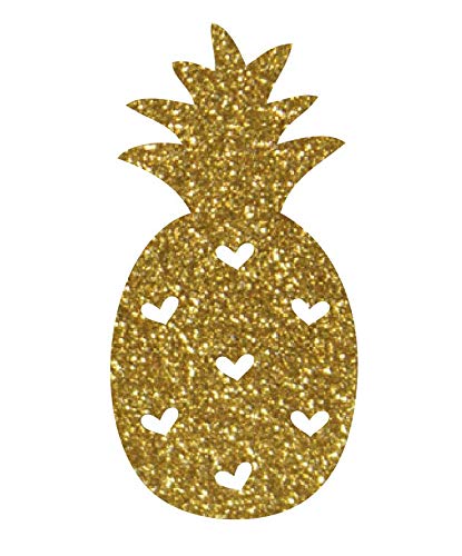 Gold Glitter Pineapple Iron-On Transfer Decal (5