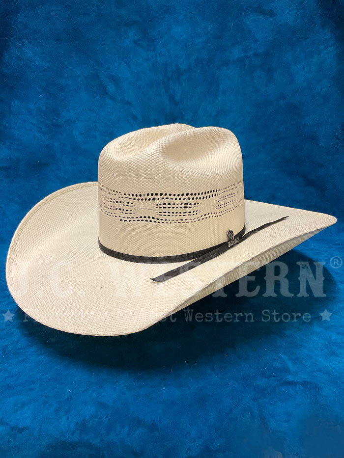 Ariat A73102 Bangora Straw Hat Ivory - Western Cowboy Hat for Women & Men - Perfect for Rodeo, Horseback Riding & Outdoor Adventures