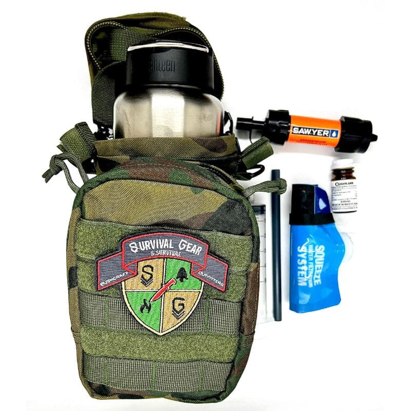 Emergency Survival Water Kit - Portable Water Filtration System for Camping, Hiking & Disaster Preparedness - Perfect for Outdoor Adventures & Emergency Situations
