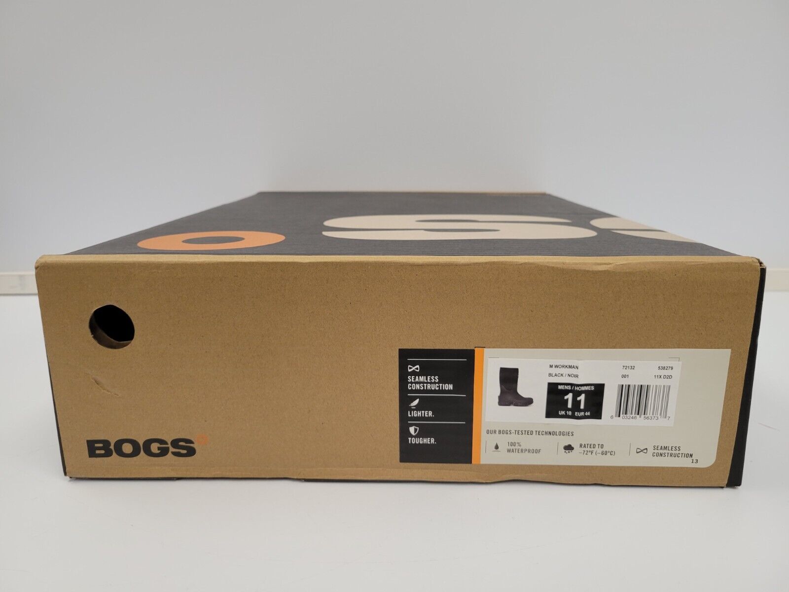 Bogs Workman Rubber Boots for Men - Size 11 | Waterproof Work Boots for Construction, Farming & Outdoor Activities