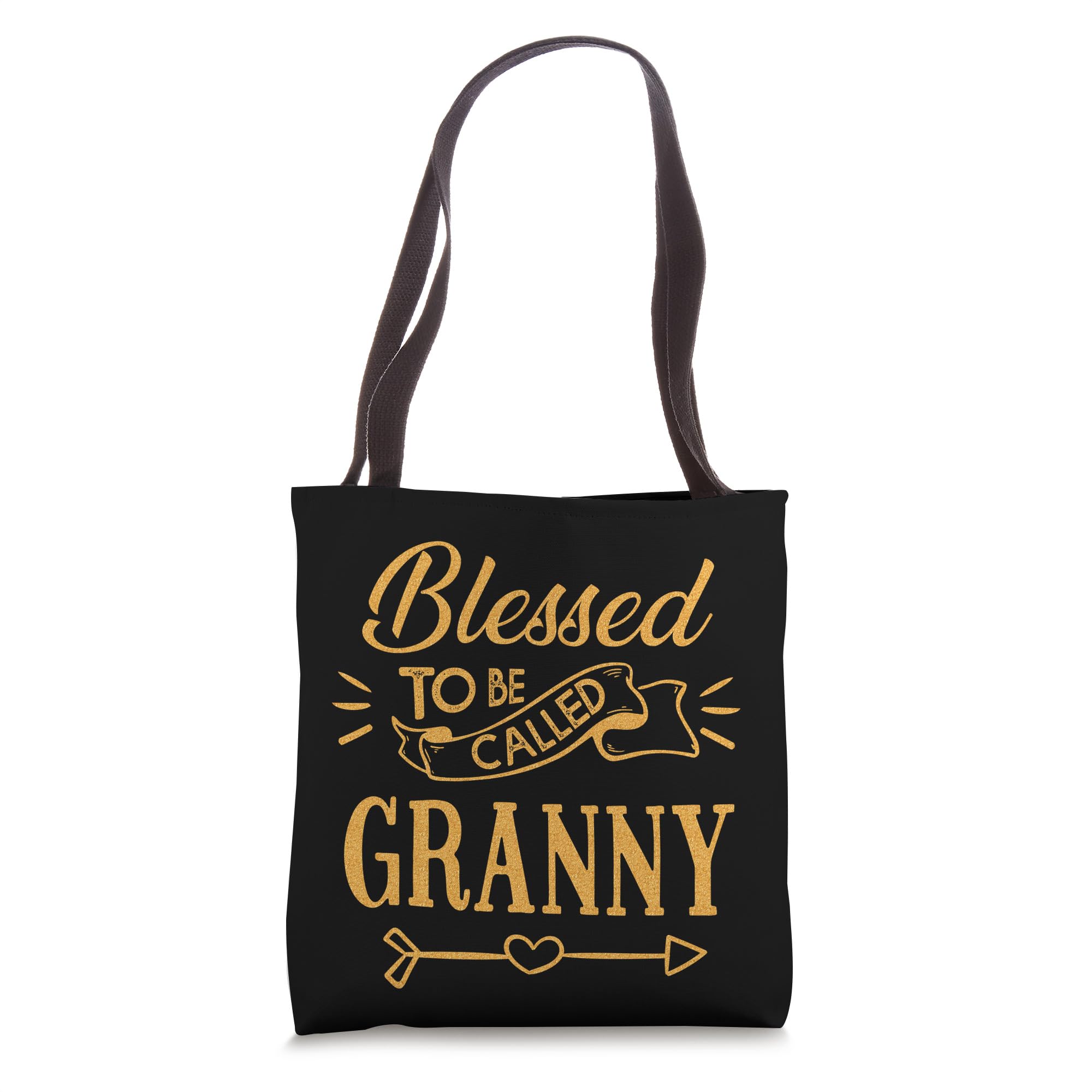 Blessed To Be Called Granny Tote Bag - Cute Mothers Day Gift for Women, Grandma, Mom - Large Canvas Shopper Bag for Shopping, Beach, Work & Daily Use