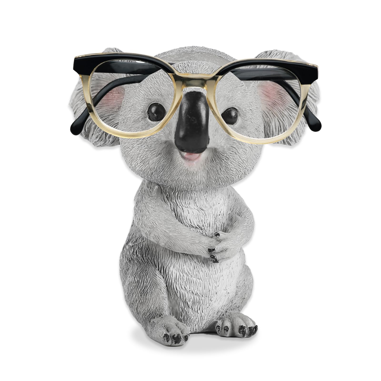 Cute Koala Eyeglasses Holder - Fun Glasses Display Stand for Home & Office Decor | Spectacle Organizer for Desk, Nightstand, or Gift Idea