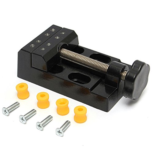 Mini Table Vise Clamp - Small Bench Vice for Jewelry Making, Walnut Repair, DIY Sculpture & Wood Carving - Perfect for Crafting, Model Building & Workshop Projects