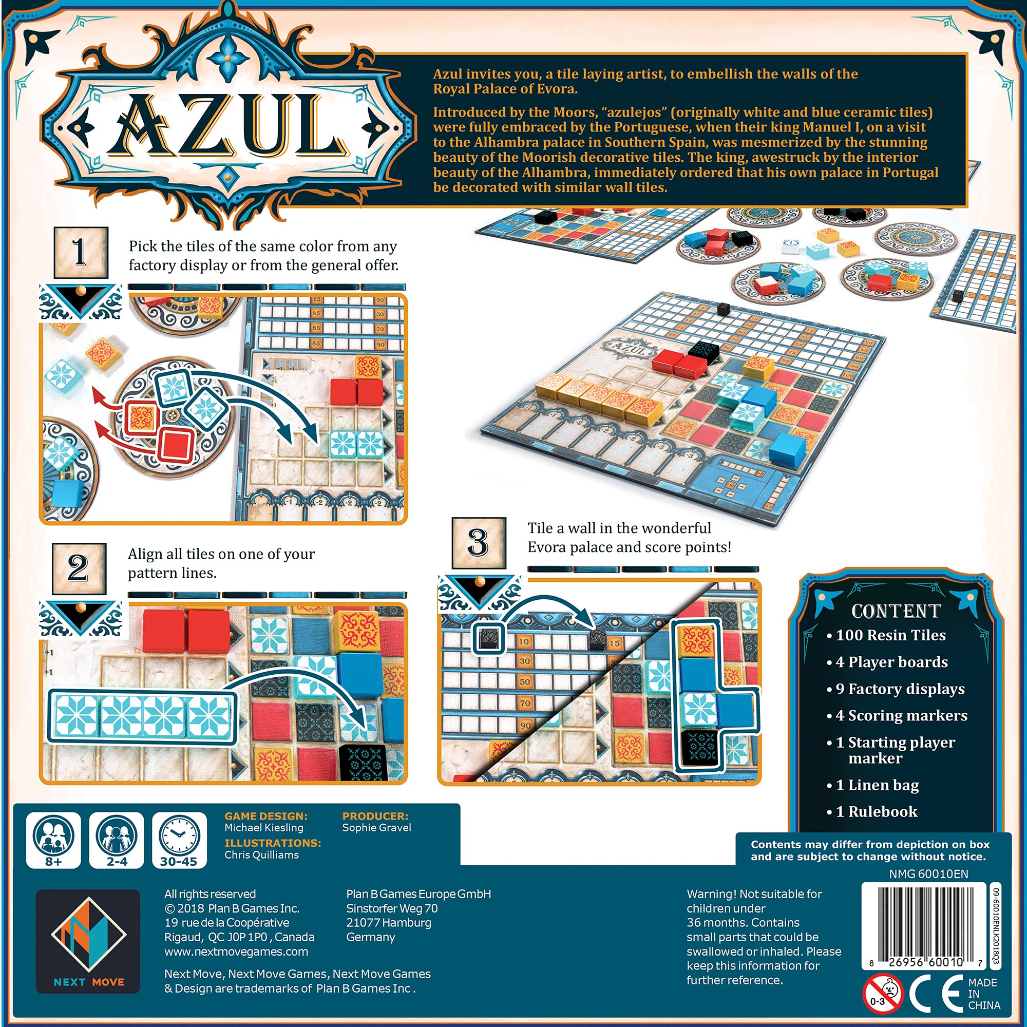 Plan B Games - Strategic Tile-Placement Board Game for Family Fun | Ages 8+ | 2-4 Players | 30-45 Min Playtime | Perfect for Game Nights, Parties & Family Bonding
