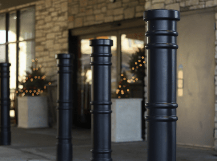 ASTM K4 Crash Rated Bollard - 15,000 lbs Impact Resistance at 30 MPH - Heavy Duty Security Barrier for Parking Lots, Warehouses & Storefronts