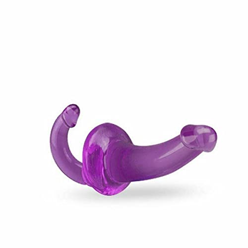 Strapless Strap-On Double Ended Dildo for Women & Couples - Hands-Free Design for Lesbian & Solo Play - Perfect for Couples Bonding & Intimate Moments
