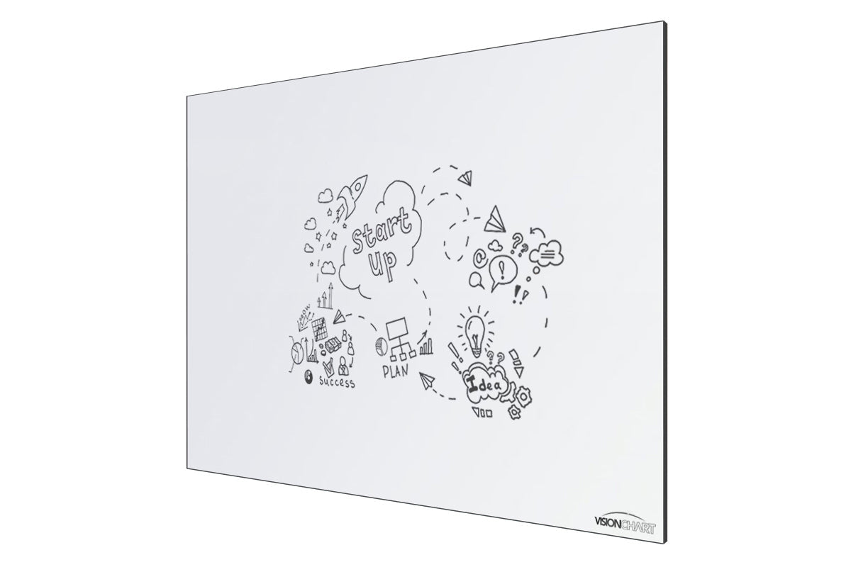 Vision Slim Magnetic Whiteboard 48