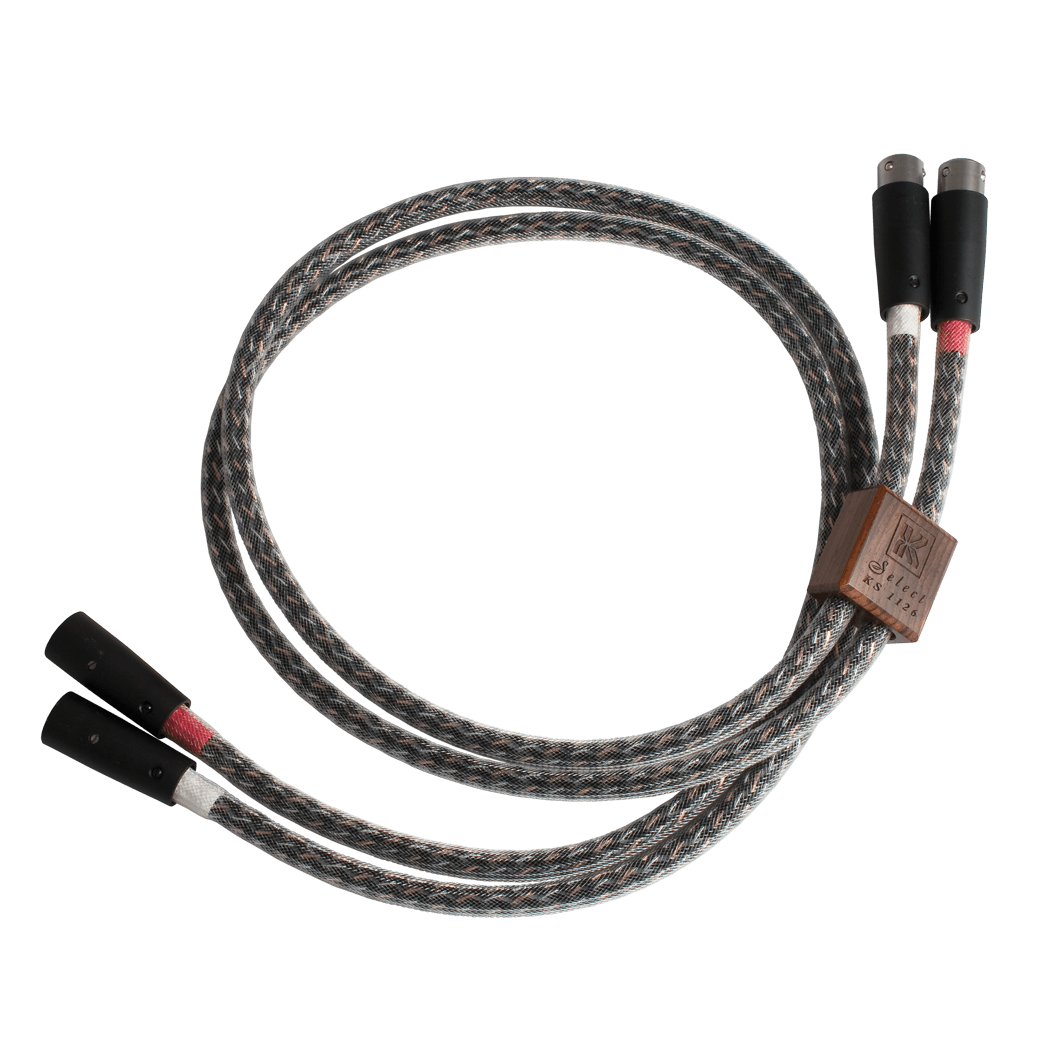 Kimber Kable KS 1126 Select Series XLR Analog Audio Interconnect Cable (Pair) - Premium Hi-Fi Sound for Home Theater & Studio Recording