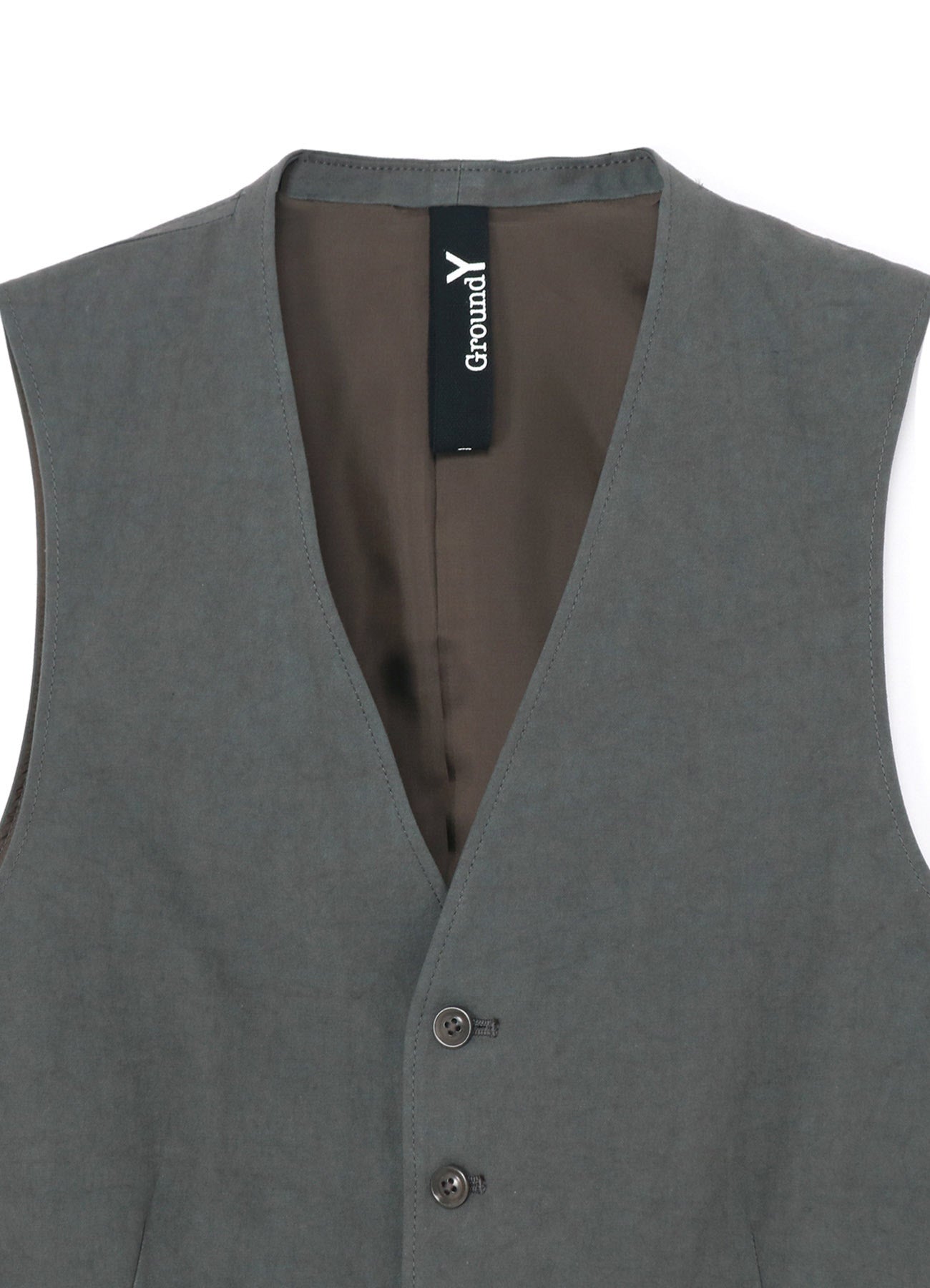 COTTON ZAZA CROSS WA ZIPPER POCKET VEST - Men's Casual Streetwear Jacket for Outdoor Activities & Urban Fashion