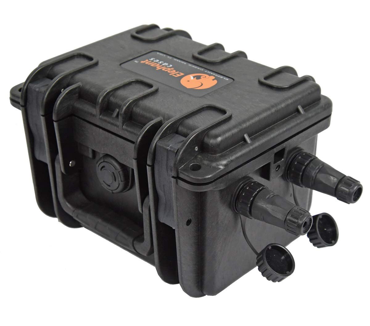 Waterproof Kayak Battery Box - B100D2 Marine Battery Enclosure for GPS, Fish Finders, LED Lights & Aerator Pumps | 2-Pin Dual Connection | Ideal for Fishing, Boating & Outdoor Adventures
