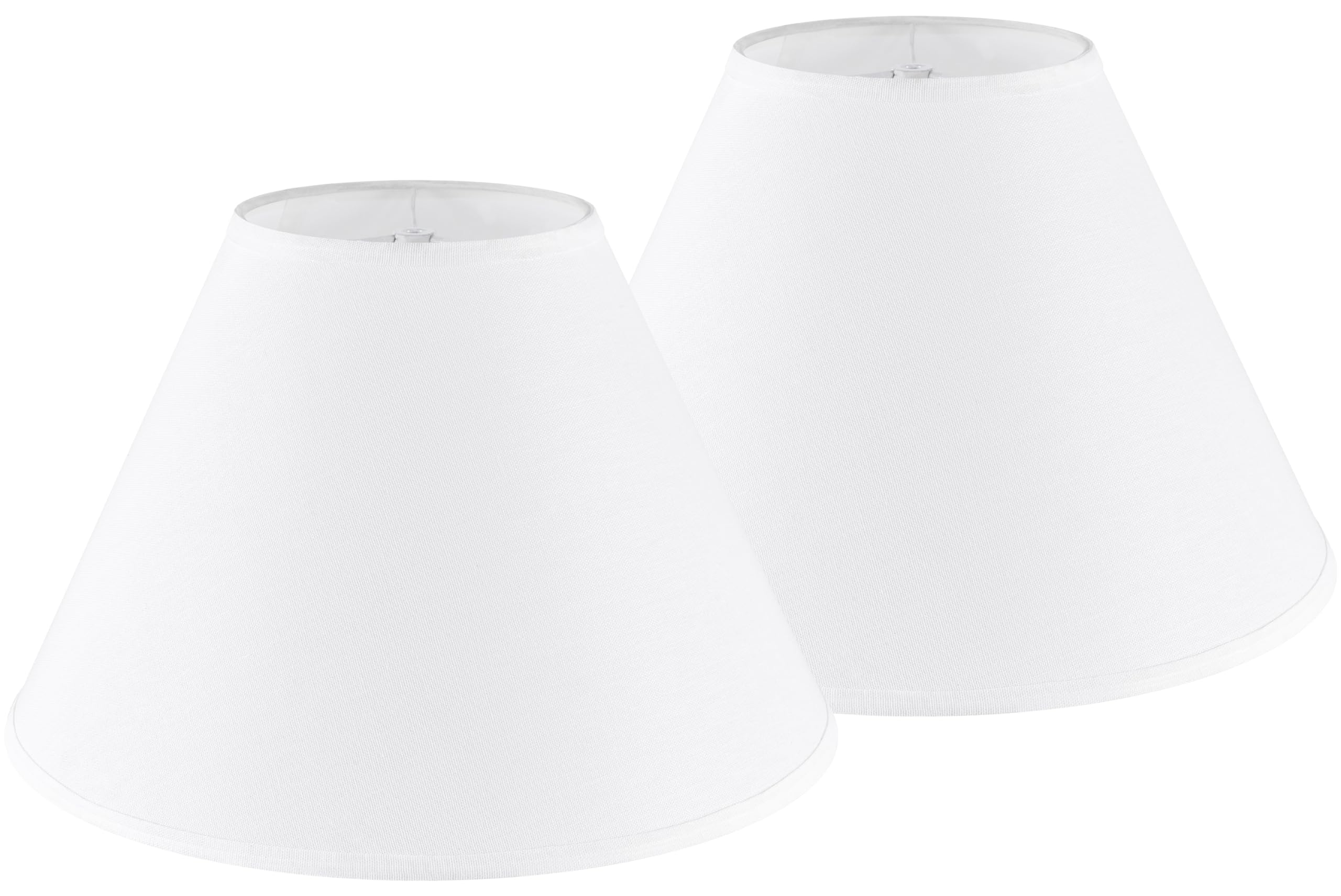 GO&SO 2-Pack Pure White Large Empire Lamp Shades - 6.5