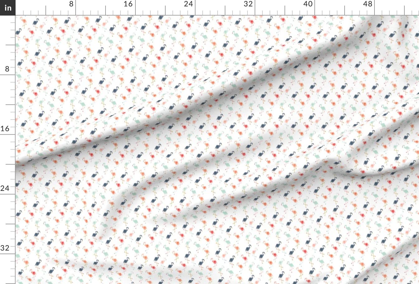 Flamingo Bloom Tropical Print Minky Fabric by The Yard - Soft Plush Fabric for Sewing Baby Blankets, Quilt Backing & DIY Projects - Perfect for Nursery Decor, Home Textiles & Crafting