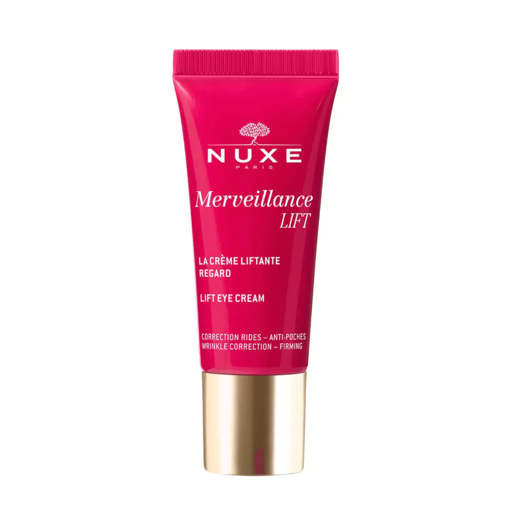 Nuxe Merveillance Lift Eye Cream 15ml - Anti-Aging & Firming Treatment for Dark Circles & Wrinkles - Perfect for Daily Skincare Routine & Travel