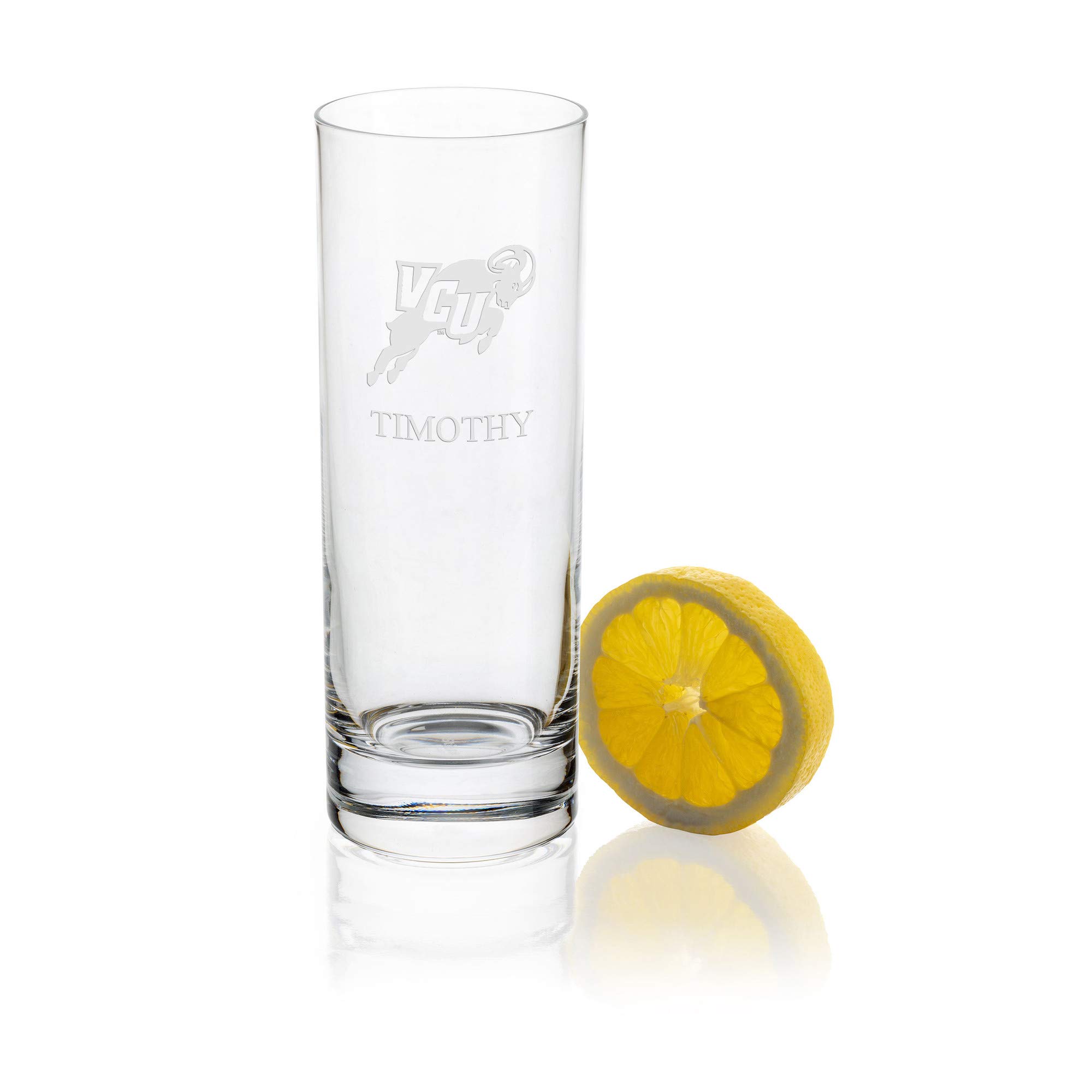 Premium Virginia Commonwealth University Iced Beverage Glasses - Set of 4 Shatterproof Cups for Iced Coffee, Tea & Cold Drinks - Perfect for Dorms, Tailgates & Home Entertaining