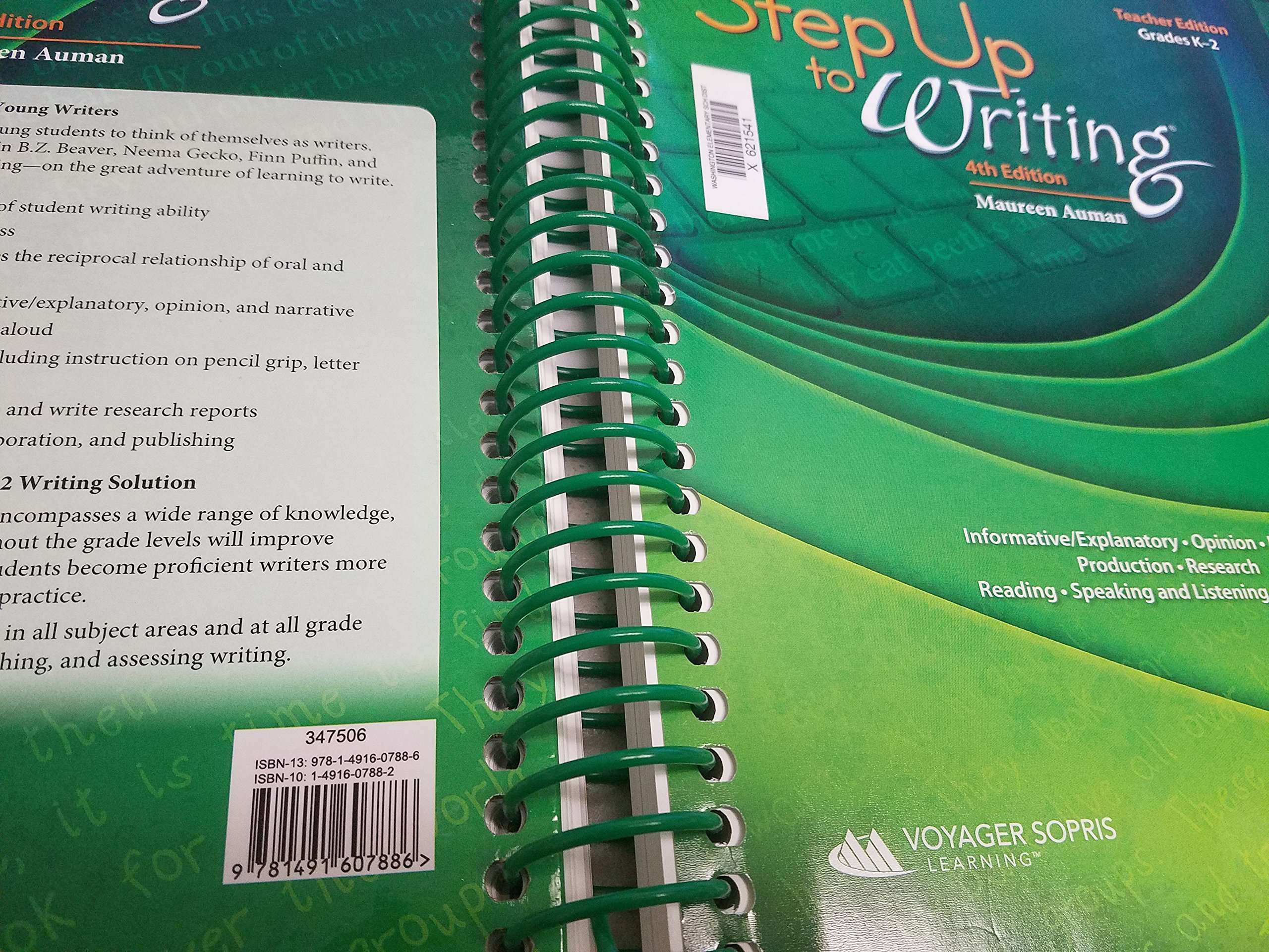 Step Up to Writing Teacher Edition for Grades K-2 | Elementary Writing Curriculum Guide | Perfect for Classroom Instruction & Homeschooling