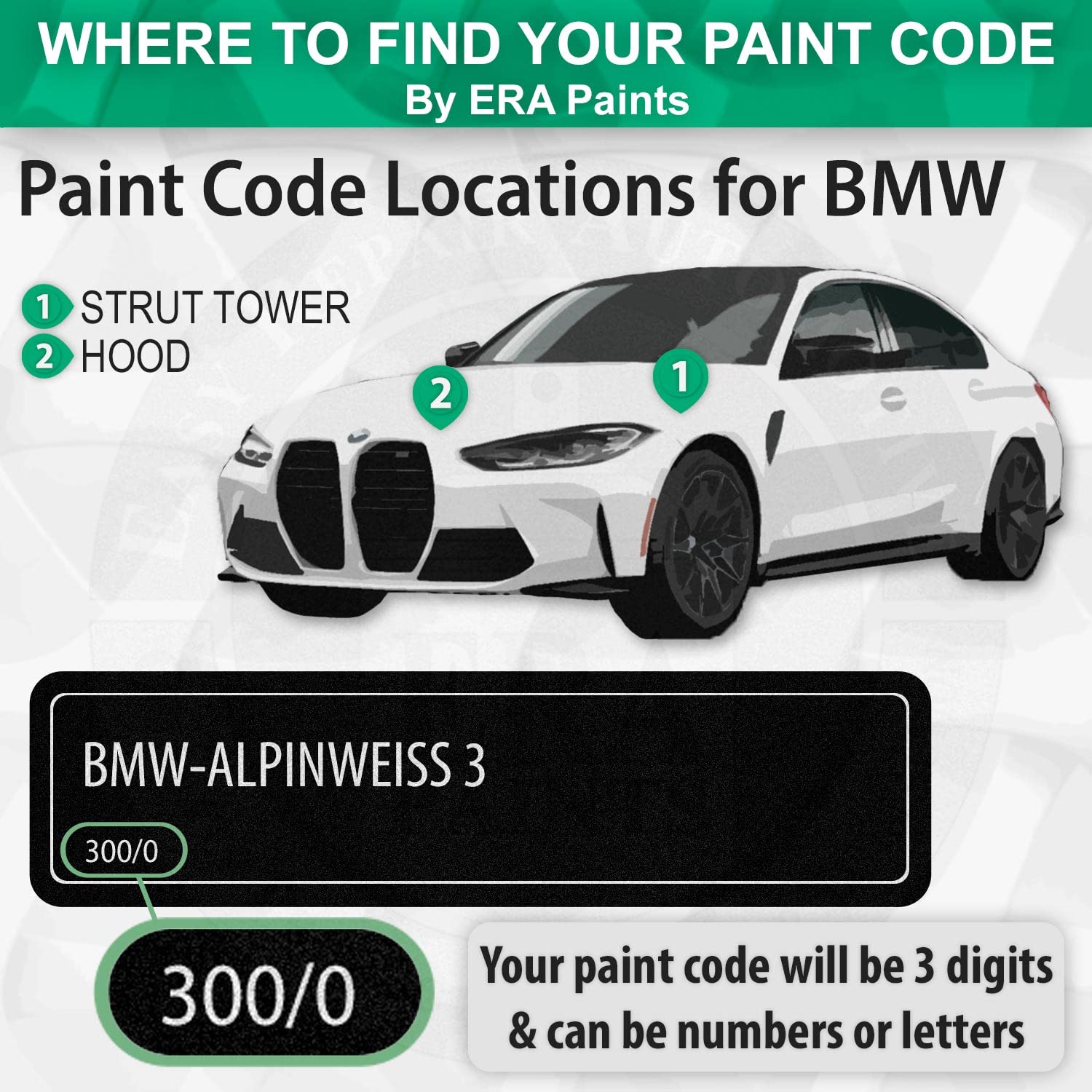 ERA Paints C1A Sonic Speed Blue Metallic Touch Up Paint for BMW - Exact Color Match Automotive Pro Kit | Perfect for Car Scratch Repair & Chip Fixes