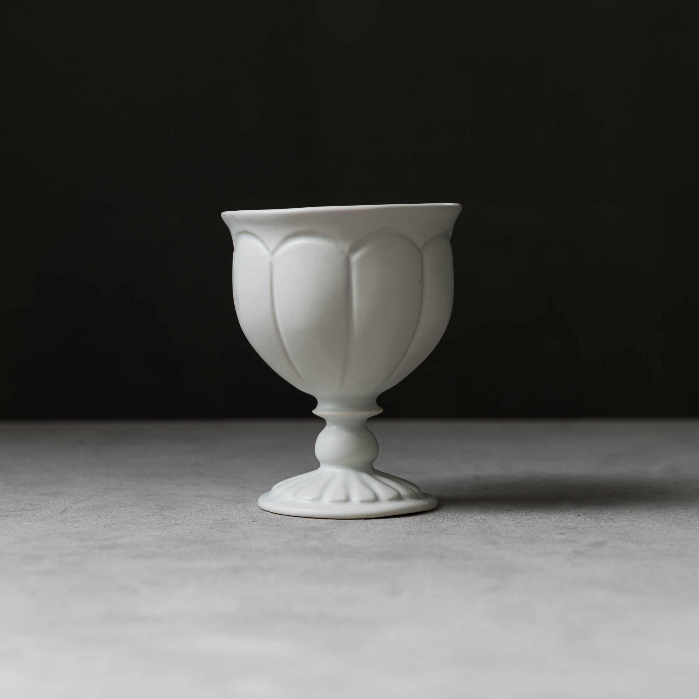 Handmade Usukiyaki Ceramic Goblet - Japanese Traditional Pottery Wine Glass for Sake, Whiskey & Cocktails - Perfect for Home Bar, Gifts & Special Occasions