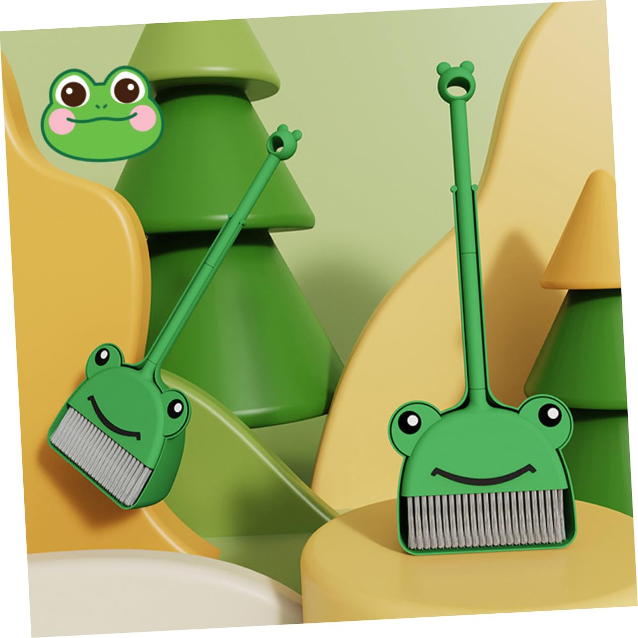 Educational Broom and Dustpan Set for Kids - Pretend Play Cleaning Tools for Boys and Girls - Housekeeping Toy Set for Indoor and Outdoor Play
