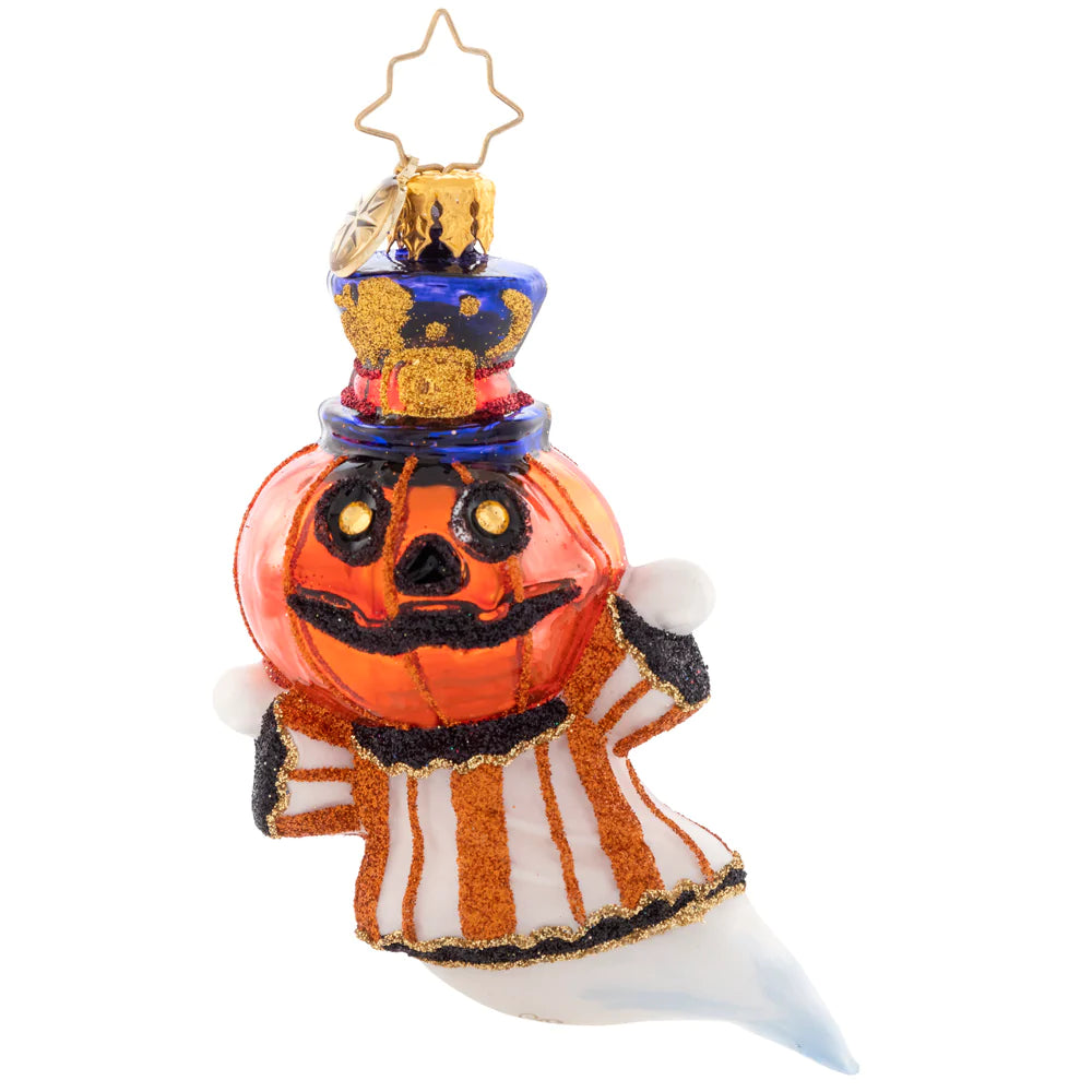 Spooky Smiles Halloween Jack O'Lantern - Glow in The Dark Pumpkin Decor for Outdoor & Indoor Halloween Party Decorations