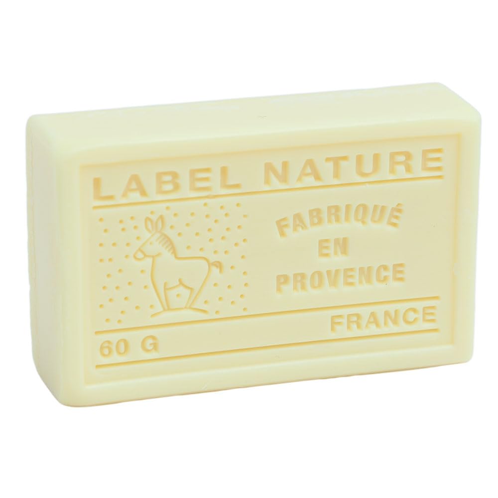 **Provence Marseille Soap Bar - Organic Donkey Milk & Mimosa Fragrance - 60g French Handmade Soap for Sensitive Skin & Luxurious Bathing**    *(Perfect for Dry Skin Care, Gifts, Spa Days & Eco-Friendly Bathing)*