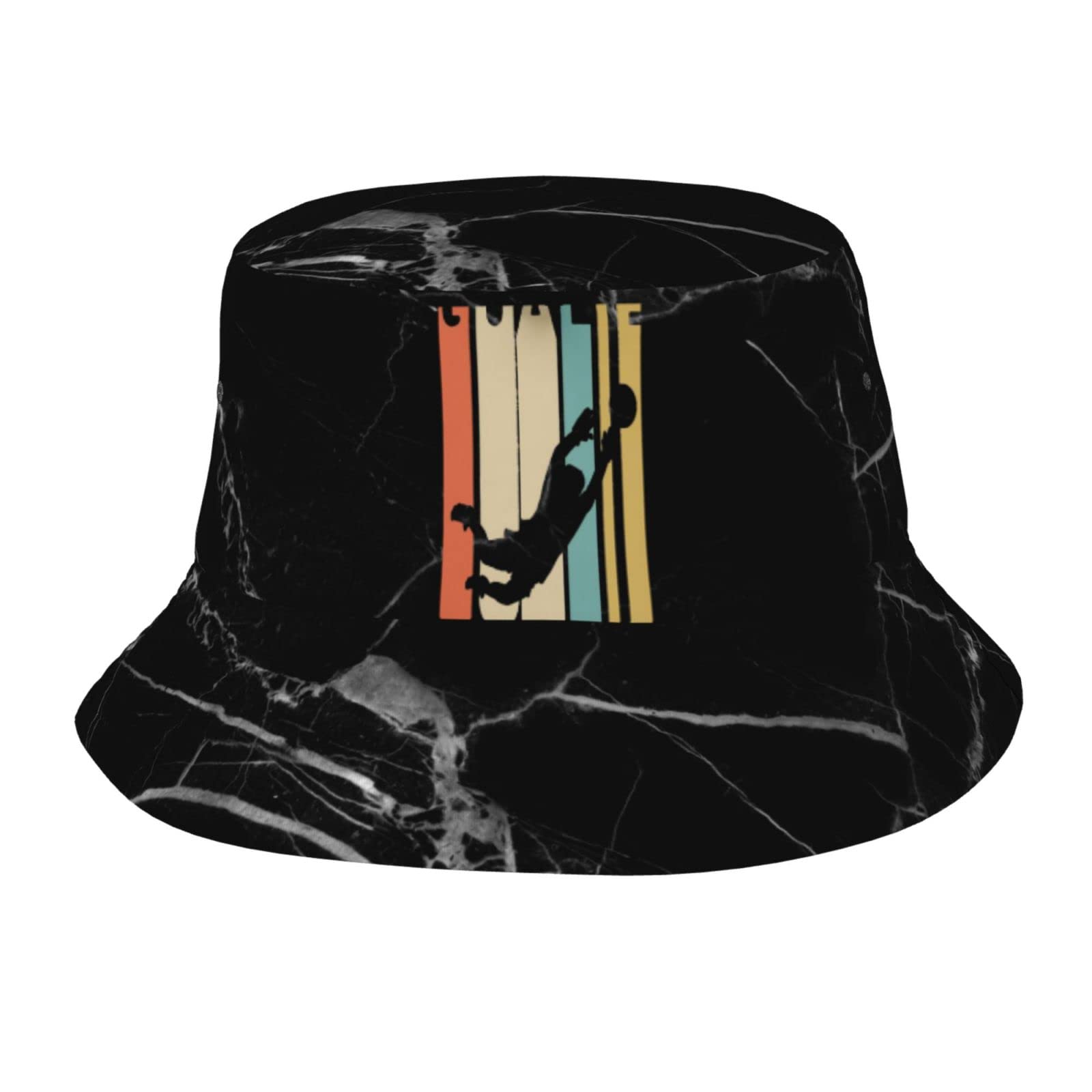Suriohl Soccer Goalie Bucket Hat - UV Protection Cotton Summer Beach Sun Hat for Women & Men - Perfect for Soccer, Fishing, and Outdoor Activities - Black
