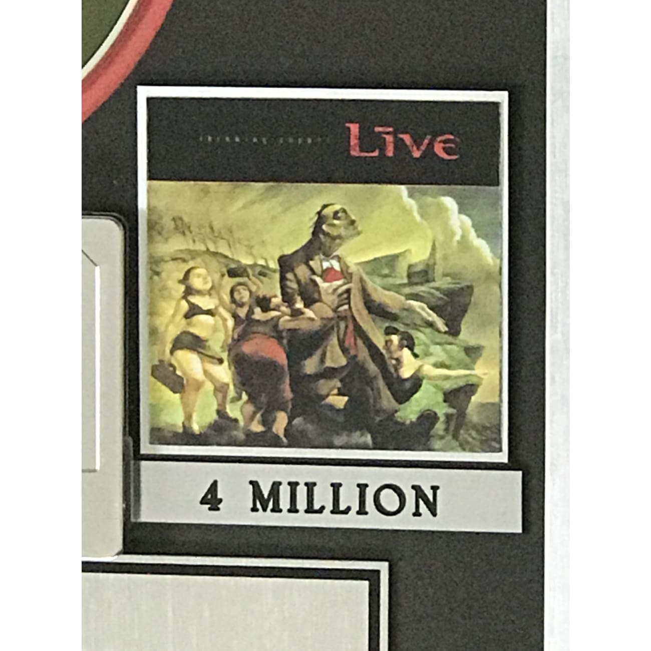 Live Throwing Copper RIAA 4x Multi Platinum Award - Certified Music Album for Collectors & Fans | Perfect for Home Display, Music Memorabilia Collections & Gift Giving