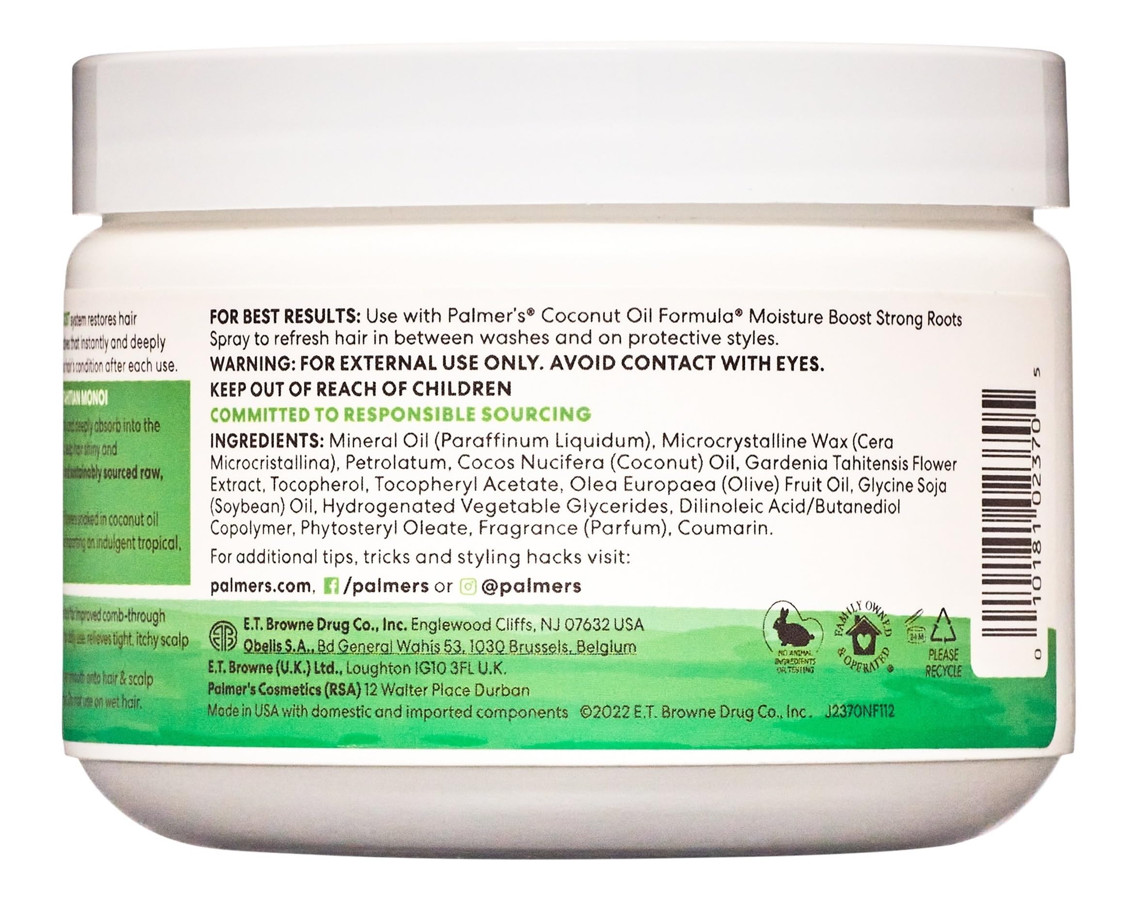 Palmer's Coconut Oil Formula Moisture Gro Hairdress for Dry & Damaged Hair - 8.8 oz (Pack of 2) - Deep Conditioning Treatment for Natural, Curly & Relaxed Hair - Perfect for Daily Hydration & Split Ends Repair