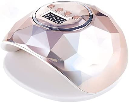 Professional LED Nail Dryer Lamp for Gel Polish - Fast Curing 48W Rose Gold UV/LED Nail Lamp with Timer - Perfect for Home Manicures & Nail Salons