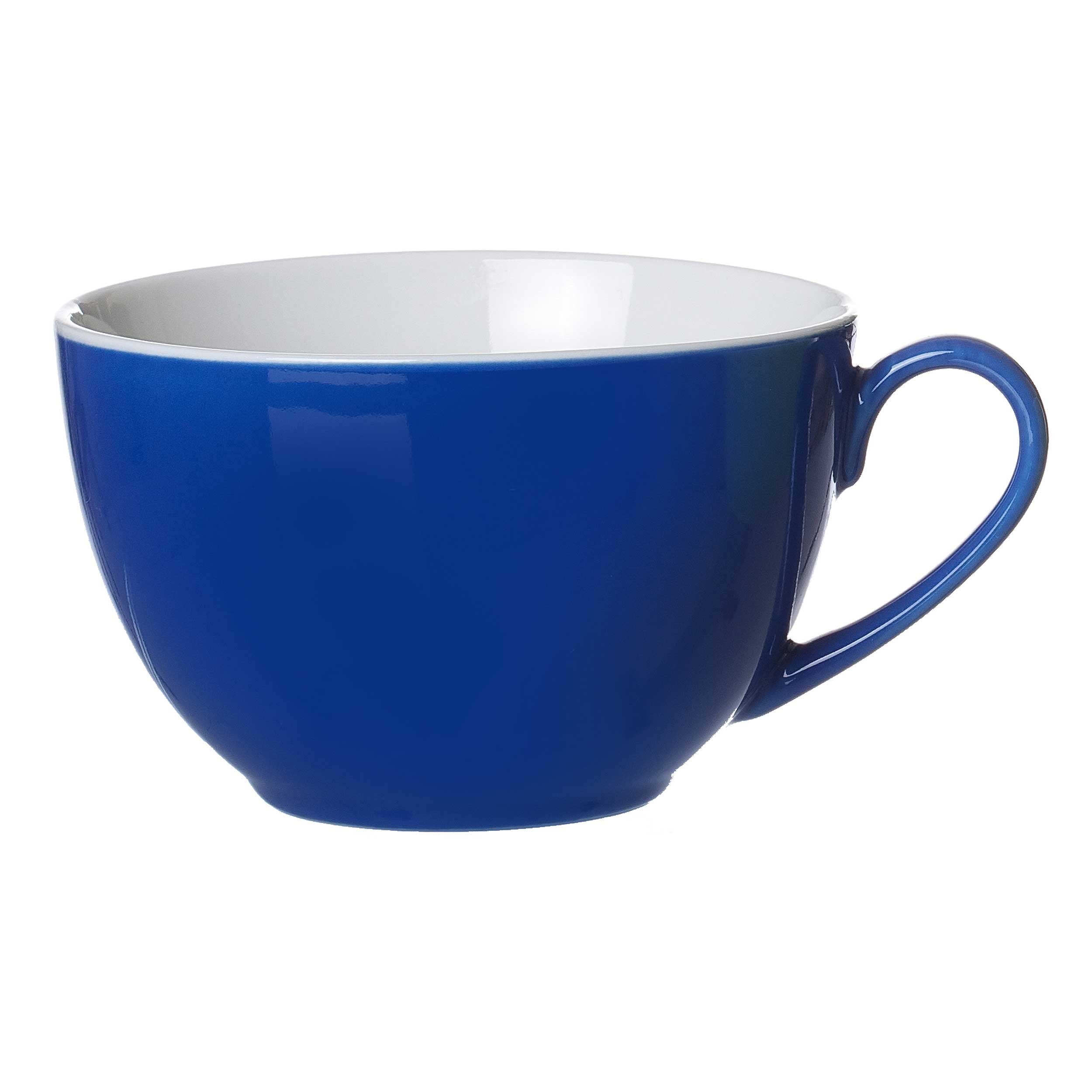 FLIRT by R&B 200ml Dark Blue Coffee Cups - Perfect for Espresso Doppio & Home Baristas | Ideal for Coffee Shops, Offices & Gifts