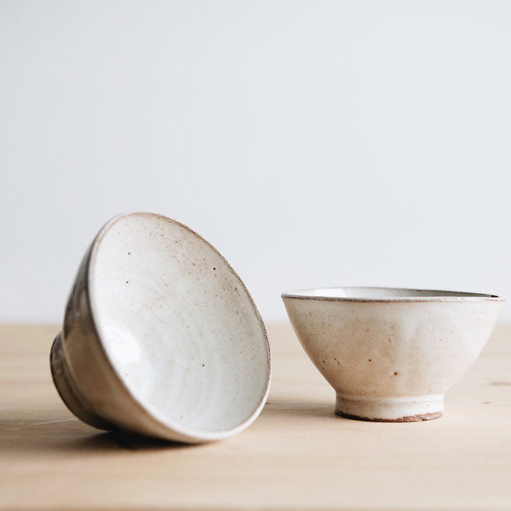 Premium Ceramic Dessert Bowls Set - 6-Piece Elegant Small Serving Dishes for Ice Cream, Pudding & Fruit - Perfect for Parties, Dessert Bars & Home Entertaining