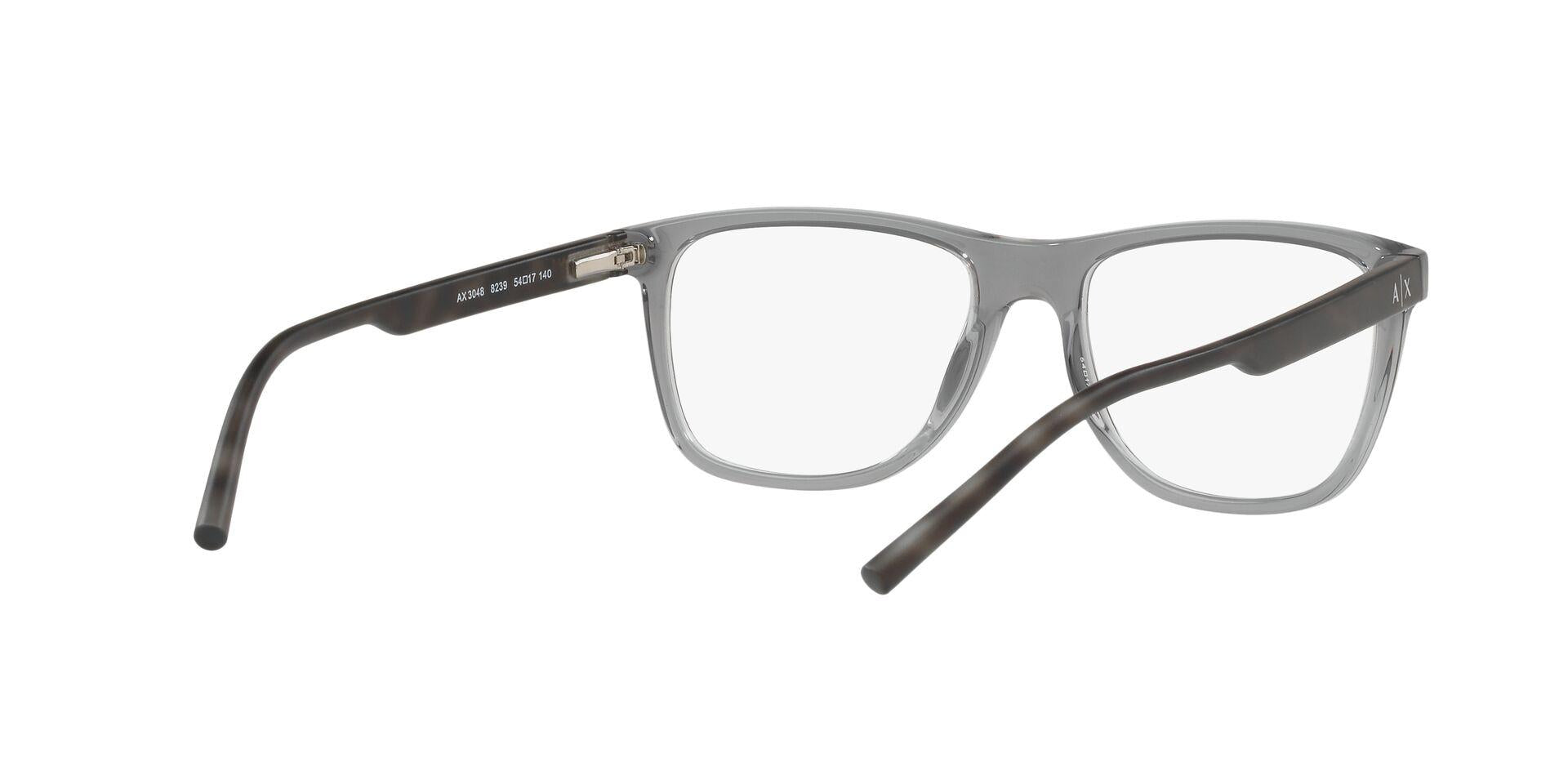Armani Exchange 3048 Eyeglasses for Men & Women - Lightweight Metal Frame with UV Protection - Perfect for Reading, Driving & Fashion Accessories