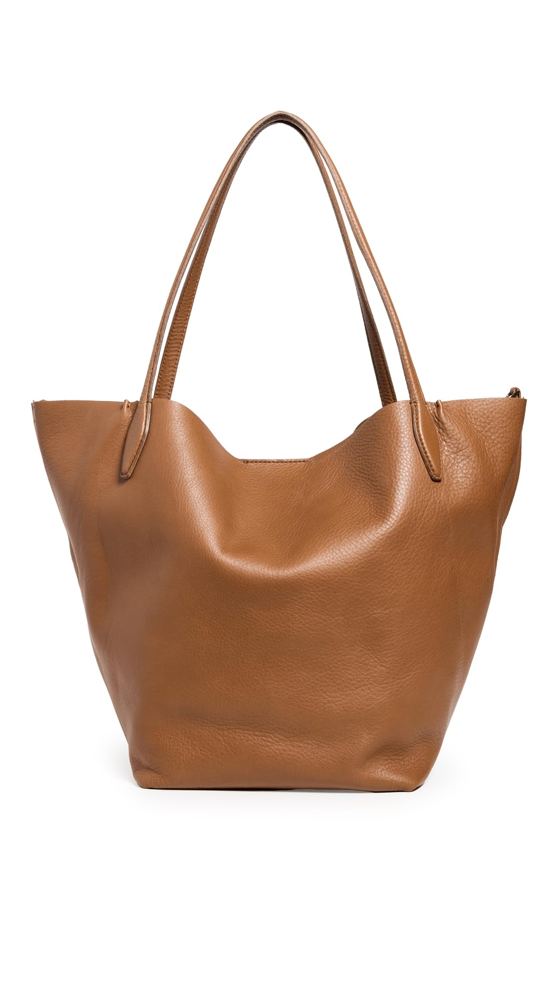 Madewell Women's Soft Grain Leather Large Shopper Tote Bag - Spacious Work Tote for Office, Travel & Everyday Use