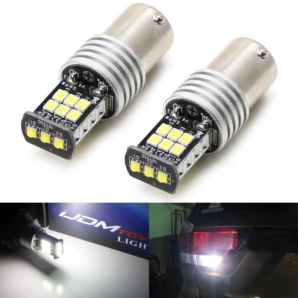 1156 LED Bulb - 3 Top SMD & 12 Side SMD for 360° Bright Backup Lights | High Visibility Reverse Lights for Trucks, Cars, SUVs | Durable & Energy Efficient Replacement Bulb