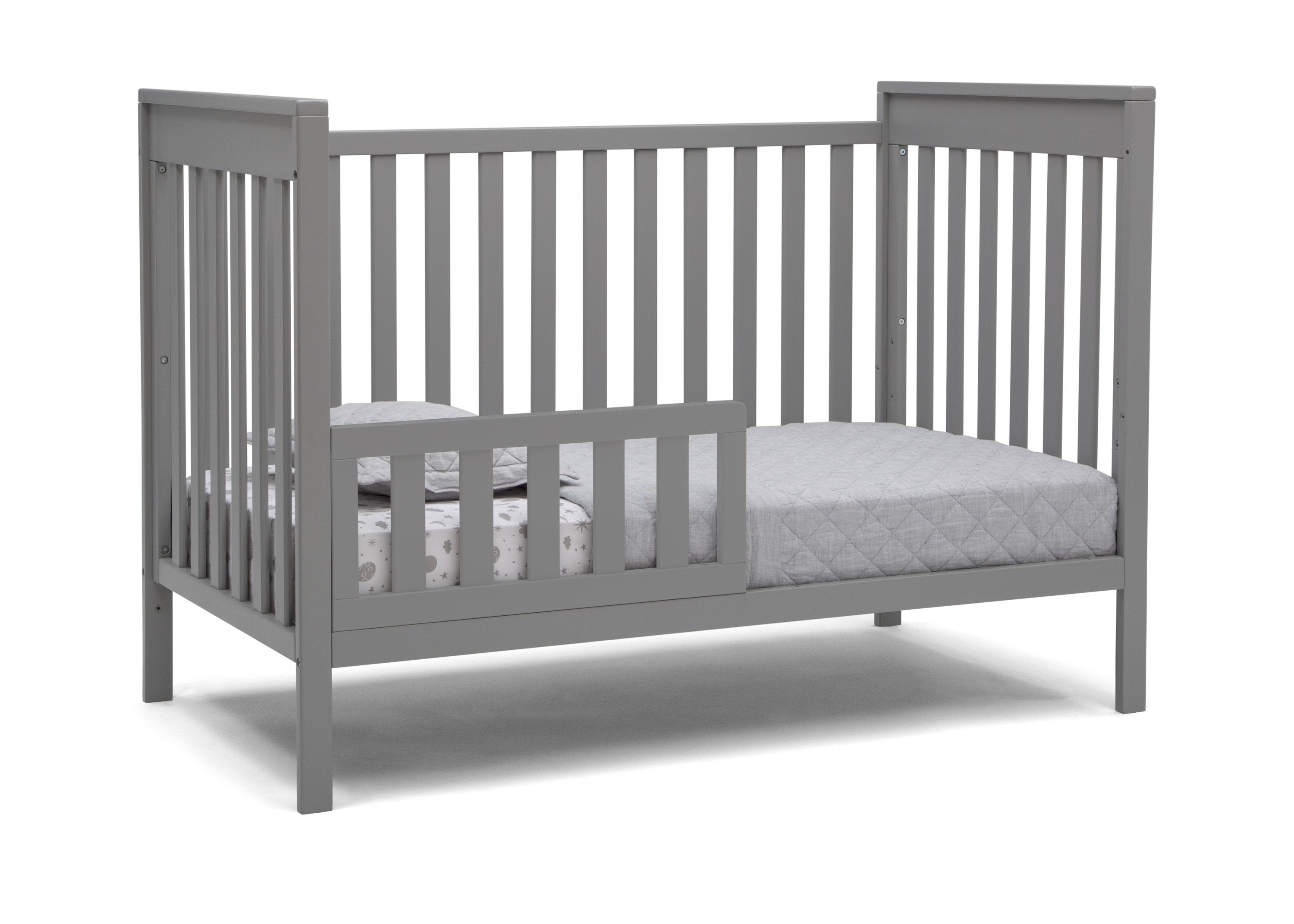 Mercer 6-in-1 Convertible Baby Crib with Toddler Rail - White Nursery Furniture for Newborn to Full Size Bed | Perfect for Nursery, Bedroom & Guest Room