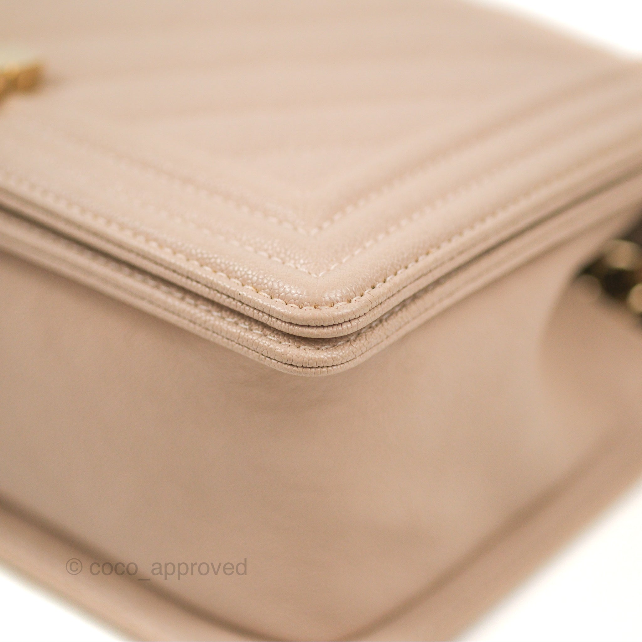 Chanel Chevron Medium Boy Bag in Nude Pink Caviar Leather with Gold Hardware - Perfect for Date Night & Special Occasions