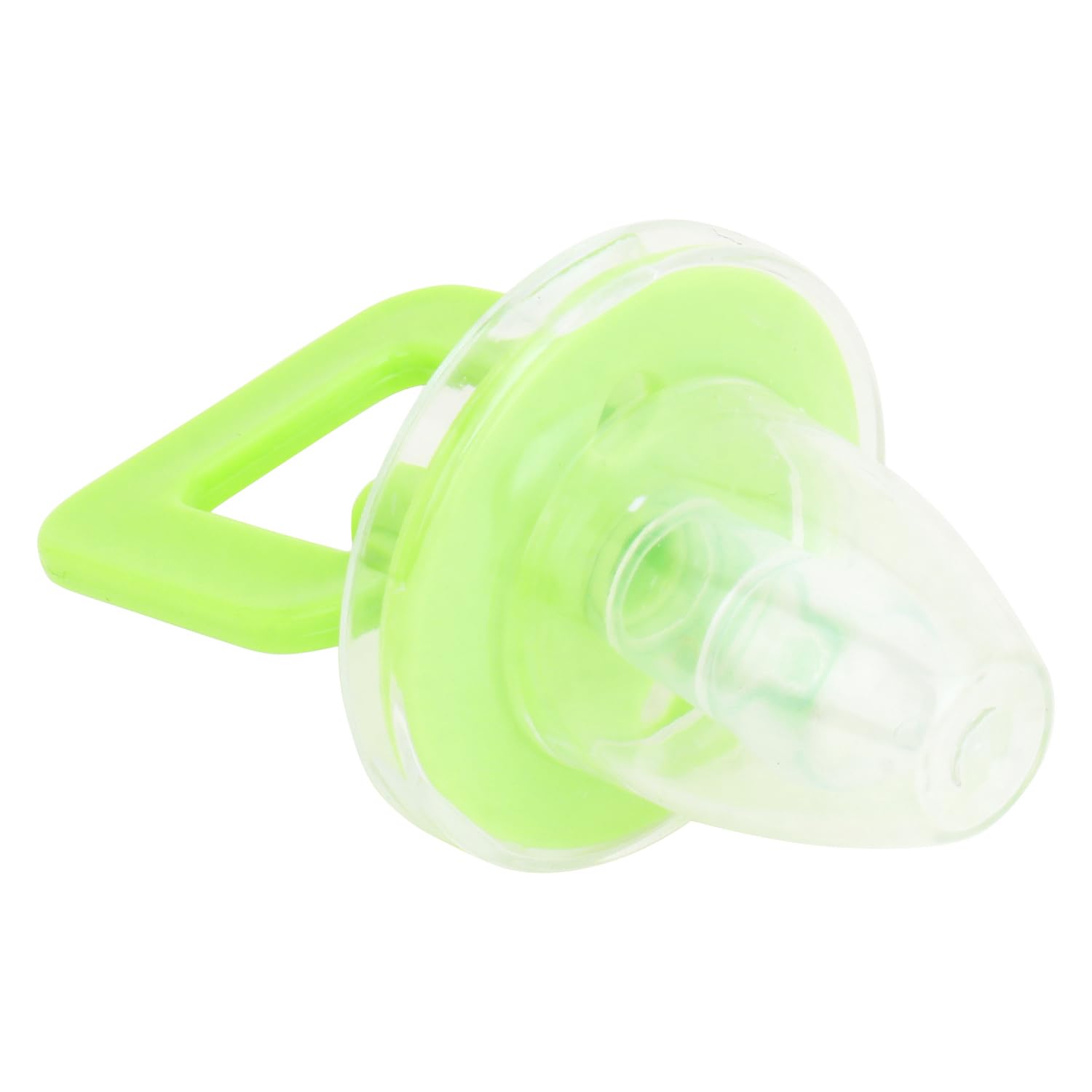 Joy Buzz BPA-Free Silicone Pacifier & U-Shape Toothbrush Combo for Babies 0-12 Months | Safe Infant Oral Care Set | Perfect for Teething Relief & Early Dental Hygiene (Green & Pink) | Ideal for Home, Travel & Daycare Use