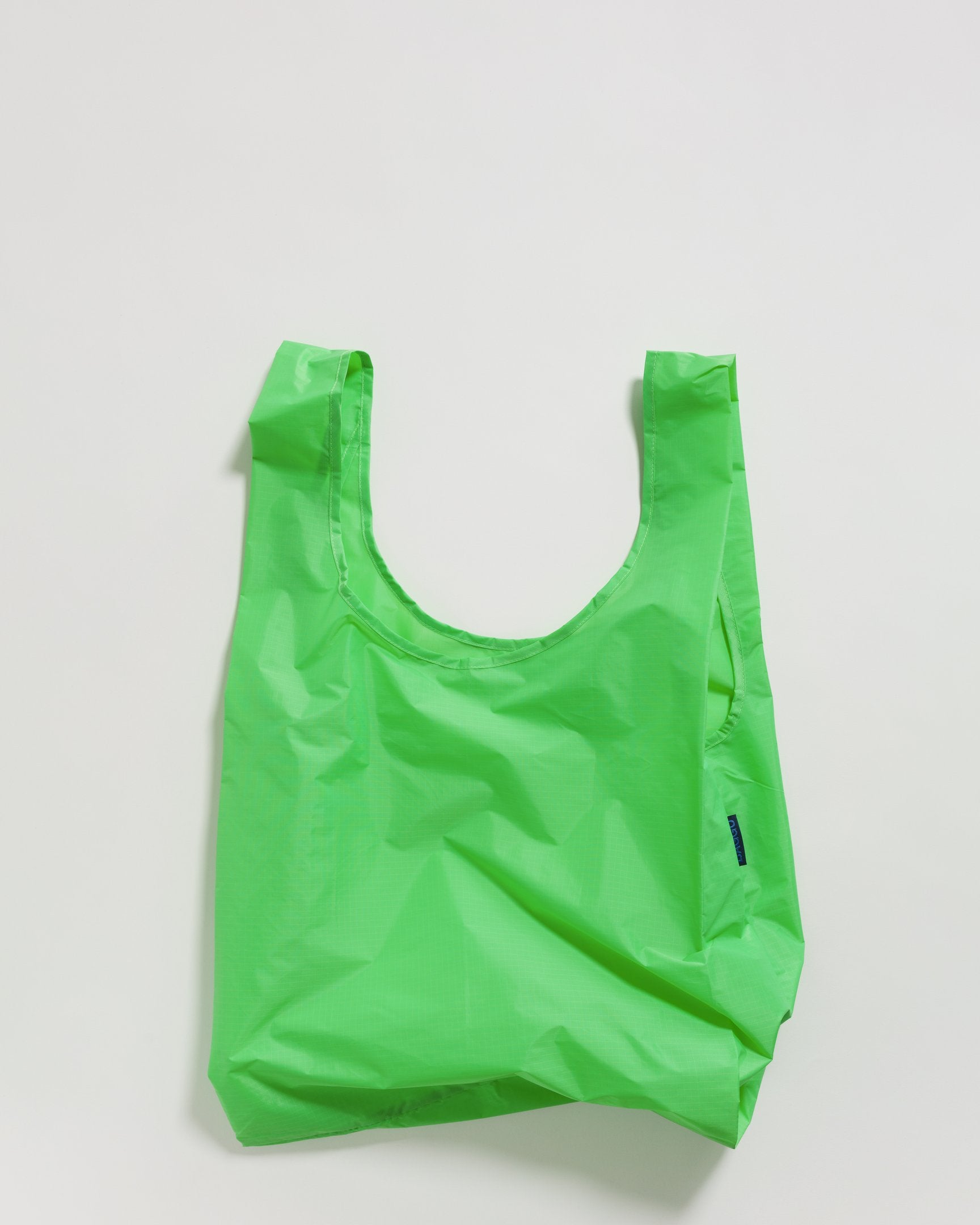 Baggu Standard Reusable Shopping Bag - Eco-Friendly Foldable Grocery Tote with Aloe Print | Perfect for Groceries, Beach Trips & Daily Errands