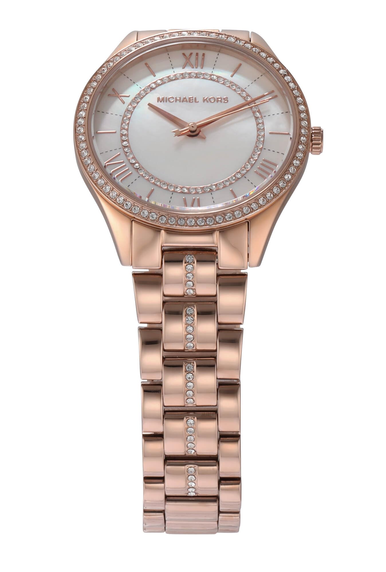 Michael Kors Lauryn Women's Stainless Steel Bracelet Watch - Elegant Fashion Watch for Women | Perfect for Office, Parties & Everyday Wear
