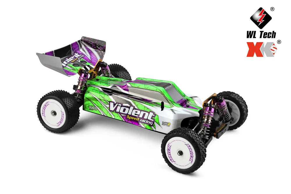 WLtoys XK 104002 1/10 Scale 2.4GHz 4WD Brushless RC Truck - 60km/h High Speed Remote Control Car for Off-Road Climbing & Racing | Perfect for Outdoor Adventures, Backyard Driving & RC Enthusiasts