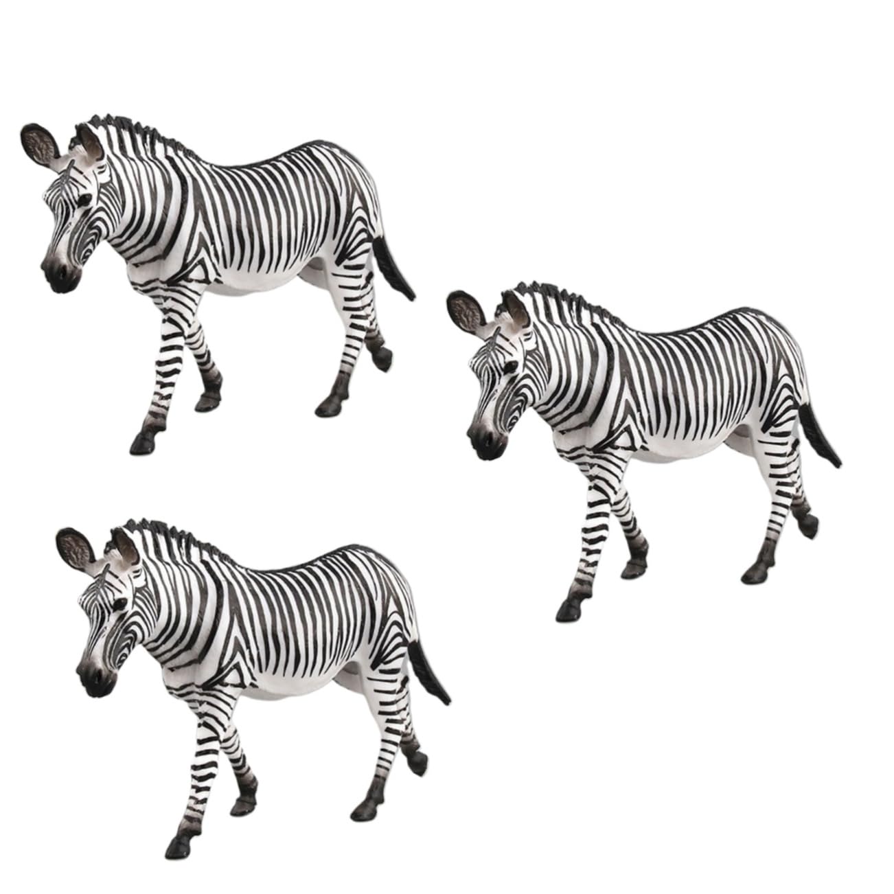 3 Pcs African Wildlife Animal Figurine Playset - Realistic Safari Animal Toys for Kids, Educational Desktop Decor for Children's Room & Classroom | Perfect for Pretend Play, Learning & Collecting