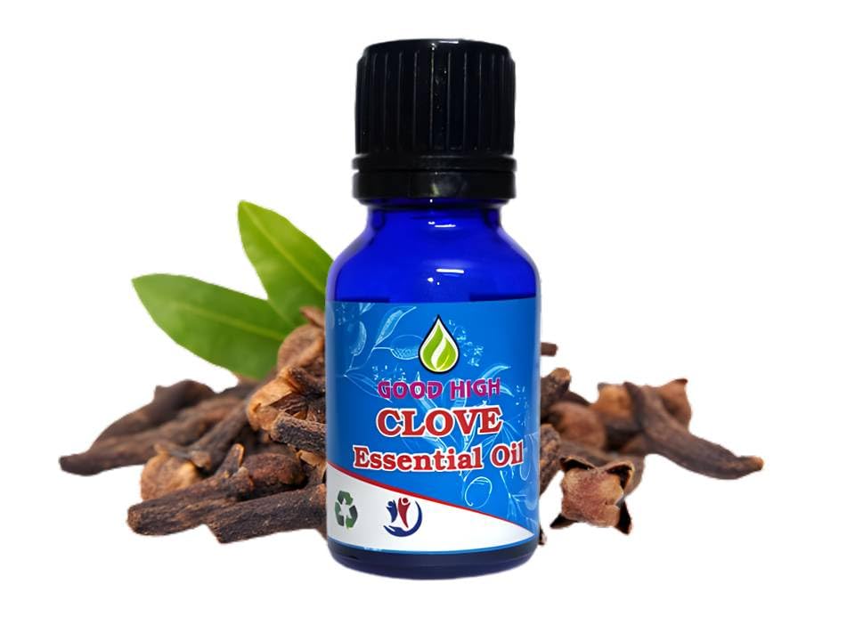 Premium 100% Pure Organic Clove Essential Oil - Undiluted, Natural & Therapeutic Grade for Aromatherapy, Skin Care & Pain Relief - Good High Brand (15 mL) - Perfect for Diffusers, Massage & DIY Beauty Products