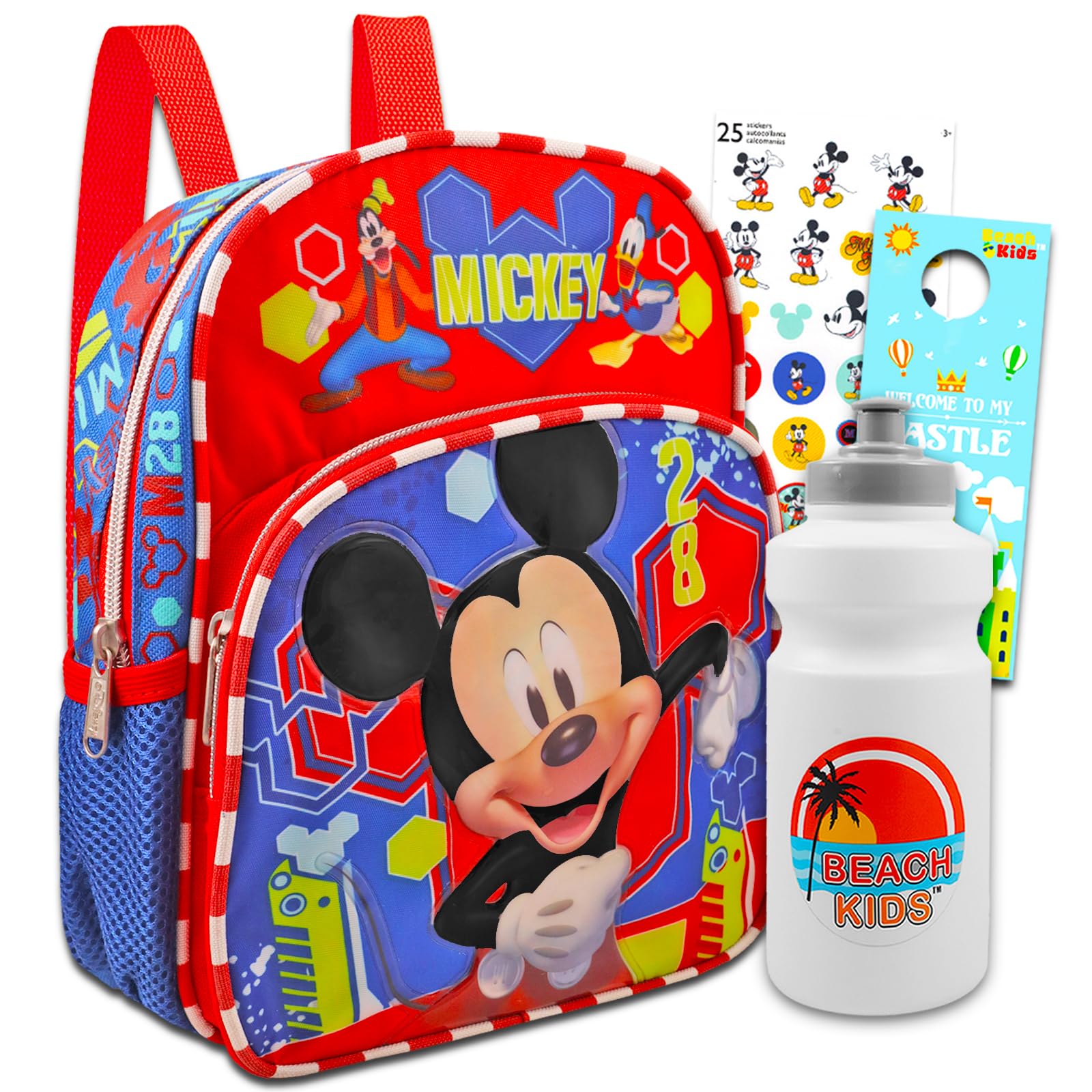 Mickey Mouse Mini Backpack Set for Toddler Boys - 12