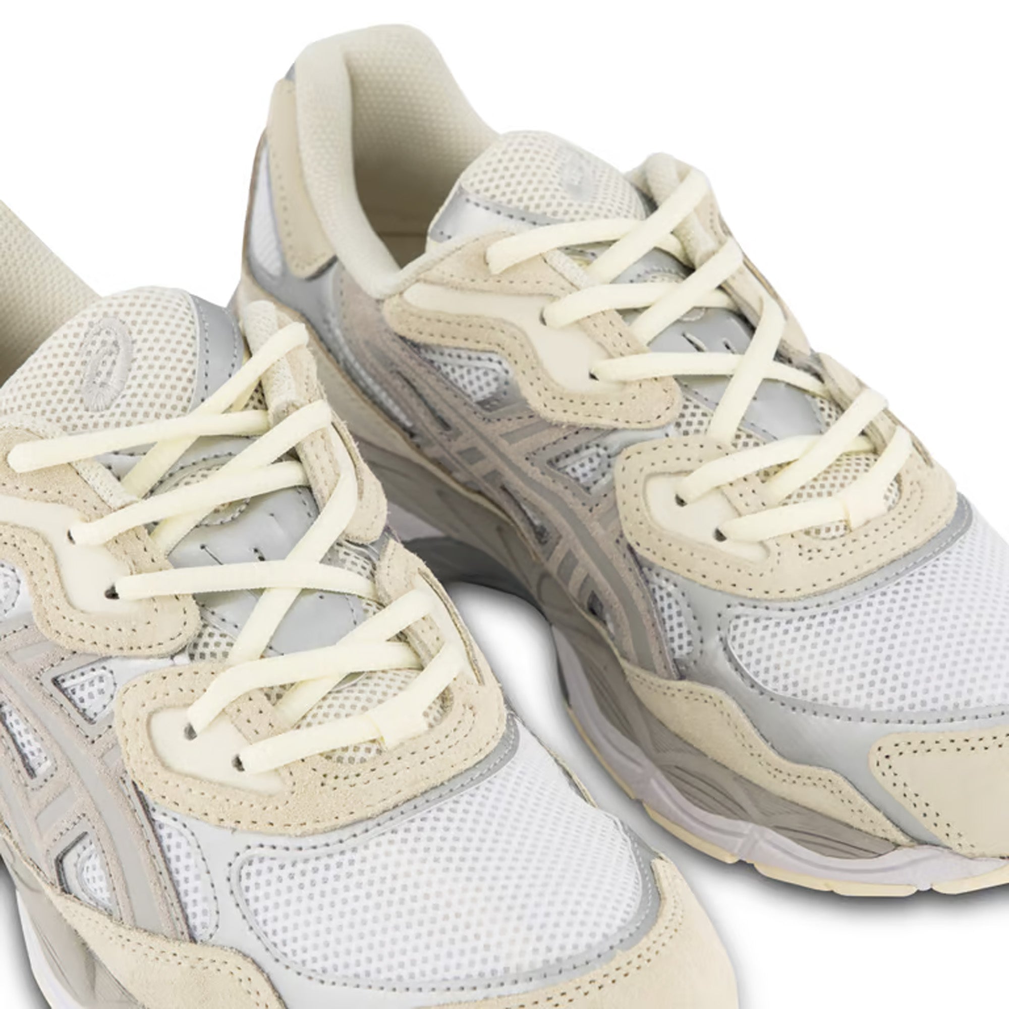 ASICS Gel NYC Running Shoes for Men & Women - White Oyster Grey (2023) | Lightweight Cushioned Sneakers for Jogging, Gym Workouts & Everyday Wear