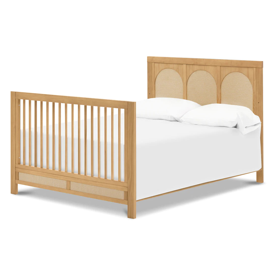 Eloise 4-in-1 Convertible Baby Crib - Toddler Bed, Daybed & Full-Size Bed - Safe & Stylish Nursery Furniture for Newborns to Teens (Perfect for Baby Rooms, Daycare Centers & Guest Bedrooms)
