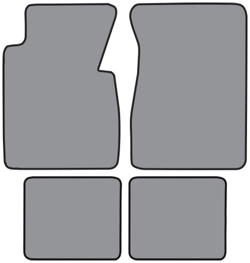 Premium Carpet Floor Mats for 1955-1956 Chevrolet Bel Air | Exact Die-Cut Loop Design | Durable Black Interior Accessories | Perfect for Classic Car Restoration & Daily Driving Comfort