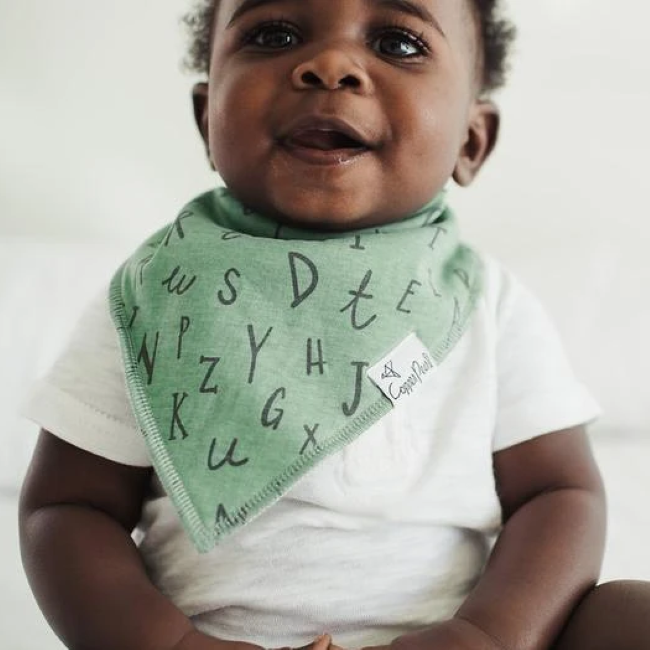 Copper Pearl Baby Bandana Bibs 4-Pack - Soft & Absorbent Drool Bibs for Infants & Toddlers - Perfect for Feeding, Teething & Everyday Use