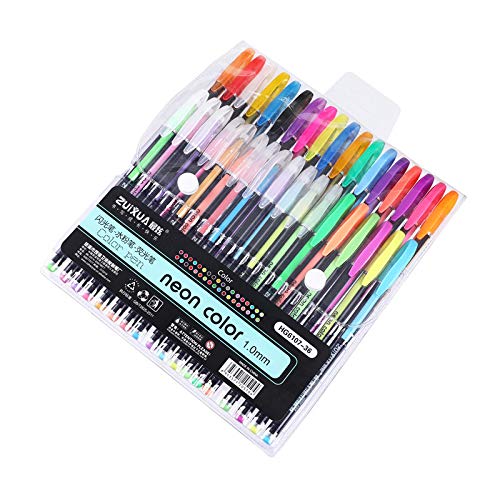 SEIWEI 36-Color Fine Tip Gel Pens Set - Vibrant Colored Gel Markers for Adult Coloring Books, Drawing, Sketching, Bullet Journaling & Scrapbooking - Perfect Art Supplies Gift for Artists, Students & Kids - Ideal for School Projects, DIY Crafts & Creative Writing