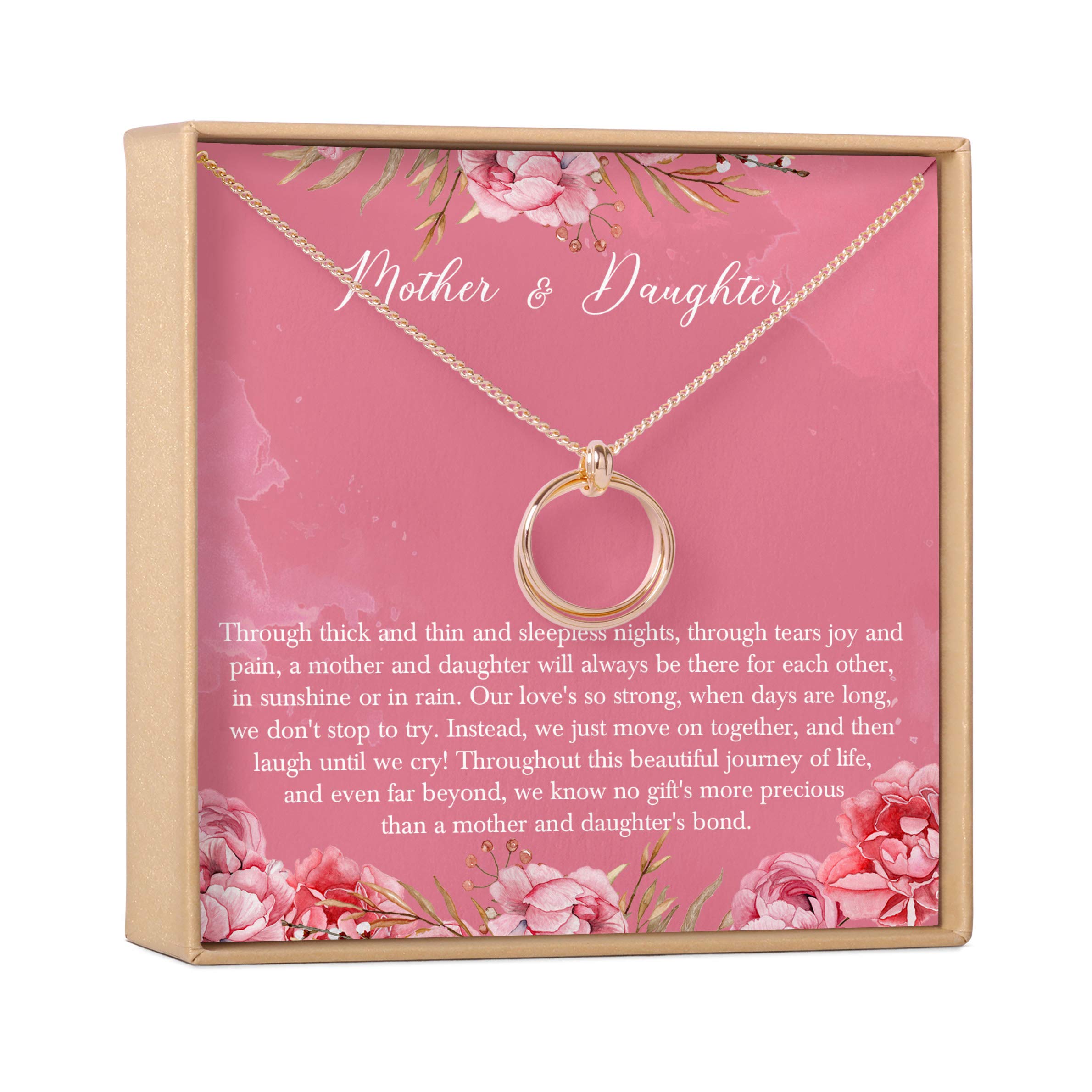 Mother & Daughter Necklace Set - Heart Shaped Pendant Jewelry Gift for Birthday, Christmas, Valentine's Day - Perfect for Family Bonding & Special Occasions
